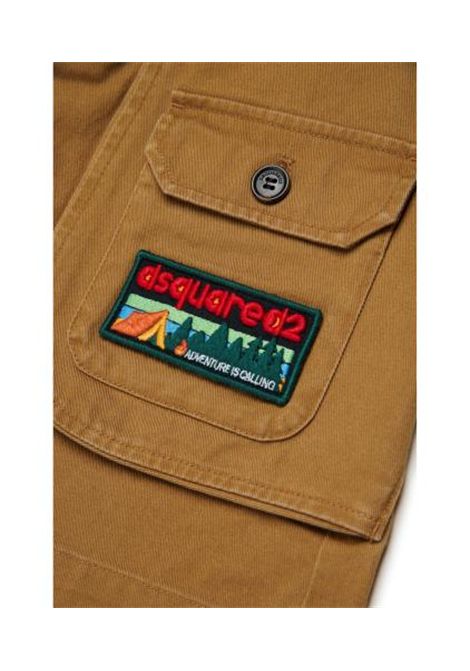 Bermuda con logo DSQUARED2 JUNIOR | DQ3205 D0AGJDQ730